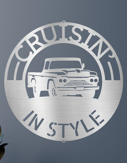 Load image into Gallery viewer, Classic Pickup Truck Personalized Gifts - Custom Metal Sign