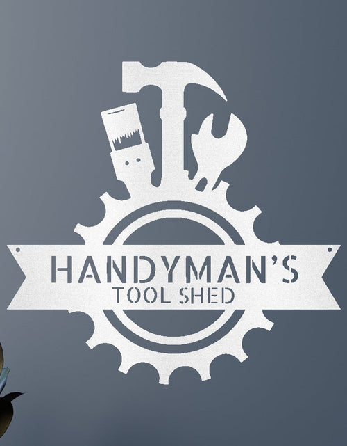 Load image into Gallery viewer, Handyman Shop Personalized Gifts - Custom Metal Sign