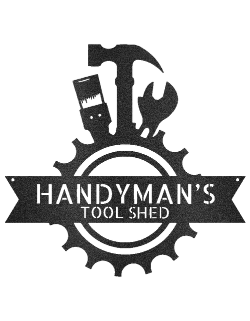 Load image into Gallery viewer, Handyman Shop Personalized Gifts - Custom Metal Sign