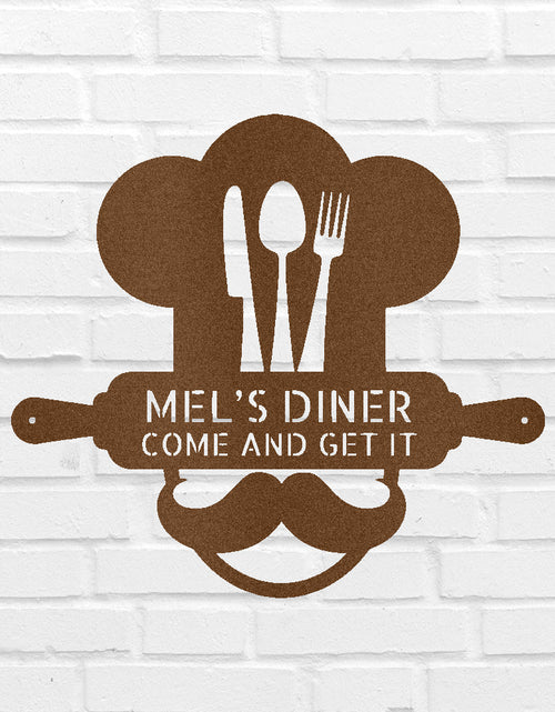Load image into Gallery viewer, Home Chef Personalized Gifts - Custom Metal Sign