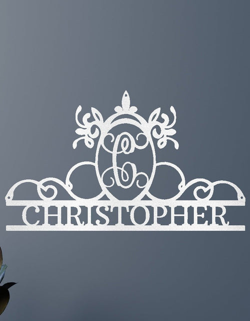 Load image into Gallery viewer, Initial and Name Personalized Gifts - Custom Metal Sign