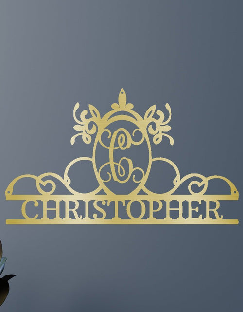 Load image into Gallery viewer, Initial and Name Personalized Gifts - Custom Metal Sign