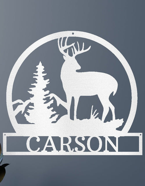 Load image into Gallery viewer, Outdoor Buck Personalized Gifts - Custom Metal Sign