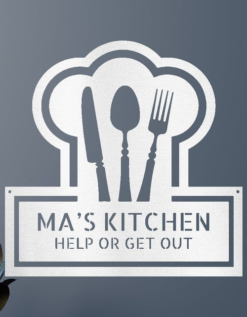 Load image into Gallery viewer, Ruler Of The Kitchen Personalized Gifts - Custom Metal Sign