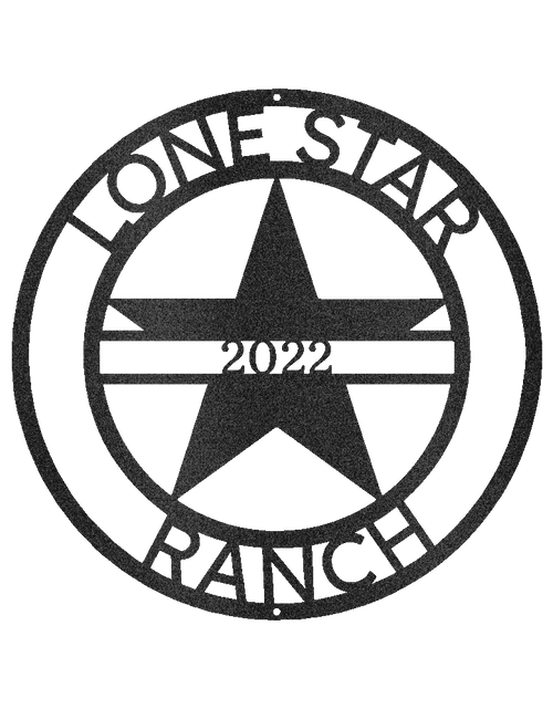 Load image into Gallery viewer, The Lone Star State Symbol Personalized Gifts - Custom Metal Sign