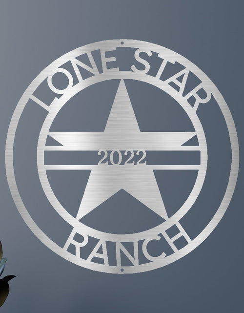 Load image into Gallery viewer, The Lone Star State Symbol Personalized Gifts - Custom Metal Sign