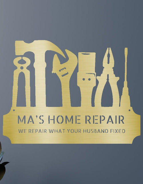 Load image into Gallery viewer, Tool Time Personalized Gifts - Custom Metal Sign