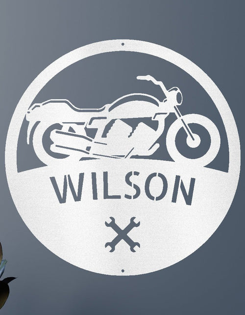 Load image into Gallery viewer, Motorcycle Personalized Gifts - Custom Steel Sign