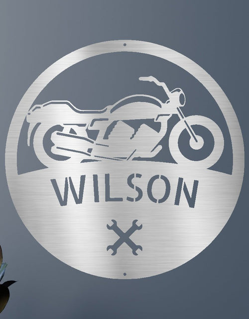 Load image into Gallery viewer, Motorcycle Personalized Gifts - Custom Steel Sign