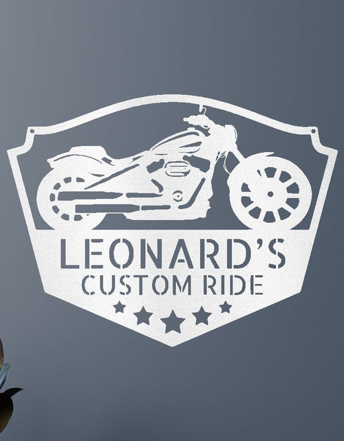 Load image into Gallery viewer, Motorcycle Decor - Custom Metal Sign