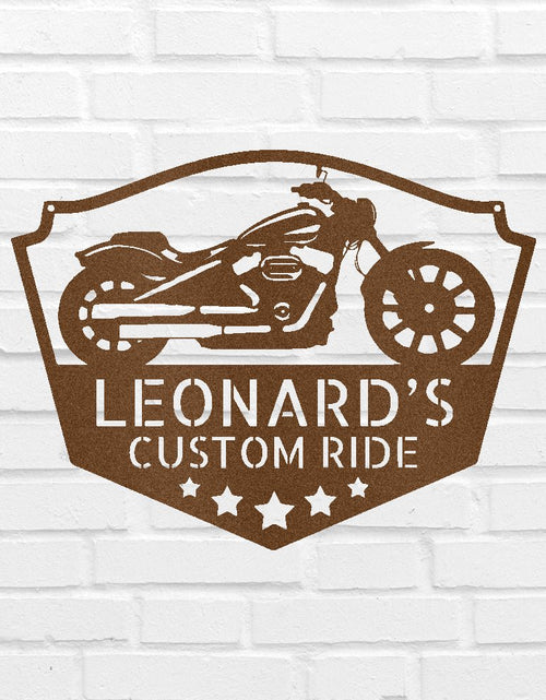 Load image into Gallery viewer, Motorcycle Decor - Custom Metal Sign