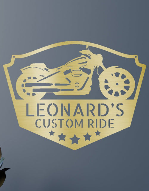 Load image into Gallery viewer, Motorcycle Decor - Custom Metal Sign