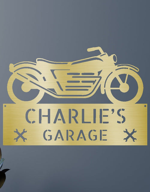 Load image into Gallery viewer, Motorcycle Decor - Custom Steel Sign