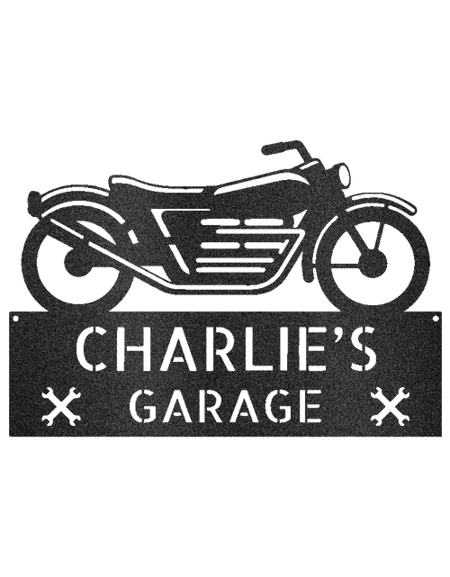 Load image into Gallery viewer, Motorcycle Decor - Custom Steel Sign