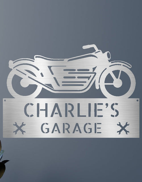 Load image into Gallery viewer, Motorcycle Decor - Custom Steel Sign