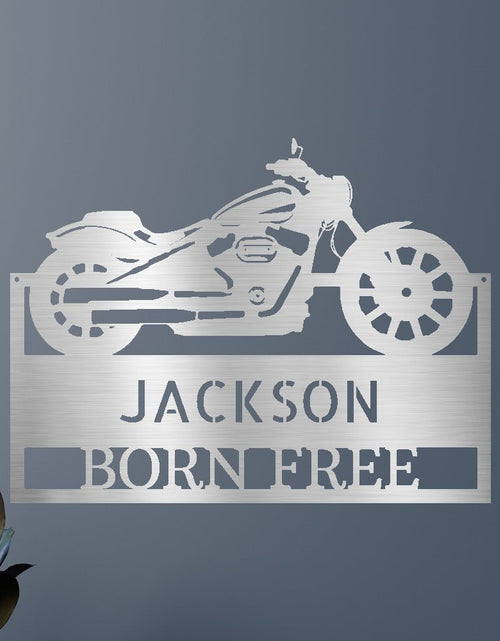 Load image into Gallery viewer, Motorcycle Personalized Gifts - Custom Metal Sign