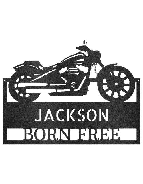 Load image into Gallery viewer, Motorcycle Personalized Gifts - Custom Metal Sign