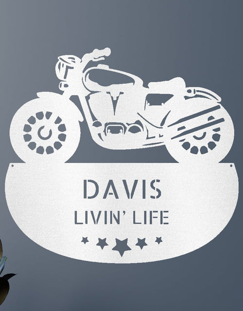 Load image into Gallery viewer, Motorcycle Personalized Gifts - Custom Metal Sign