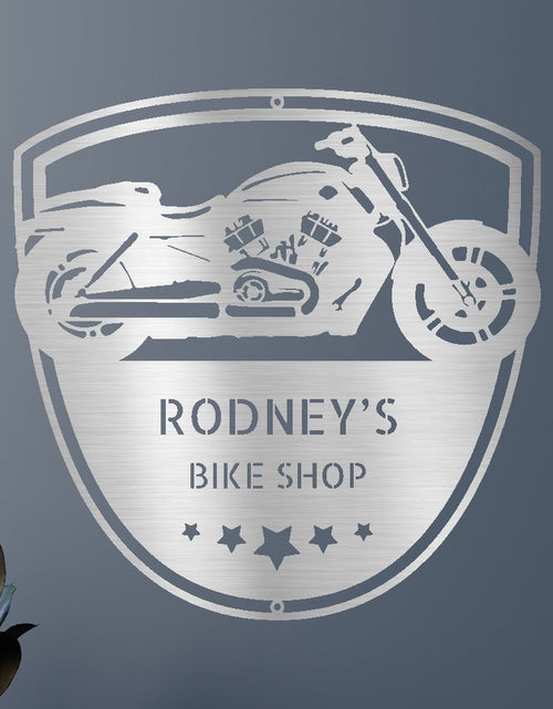 Load image into Gallery viewer, Motorcycle Wall Art - Custom Metal Sign