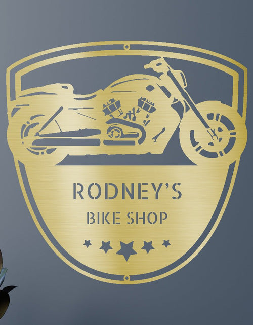 Load image into Gallery viewer, Motorcycle Wall Art - Custom Metal Sign