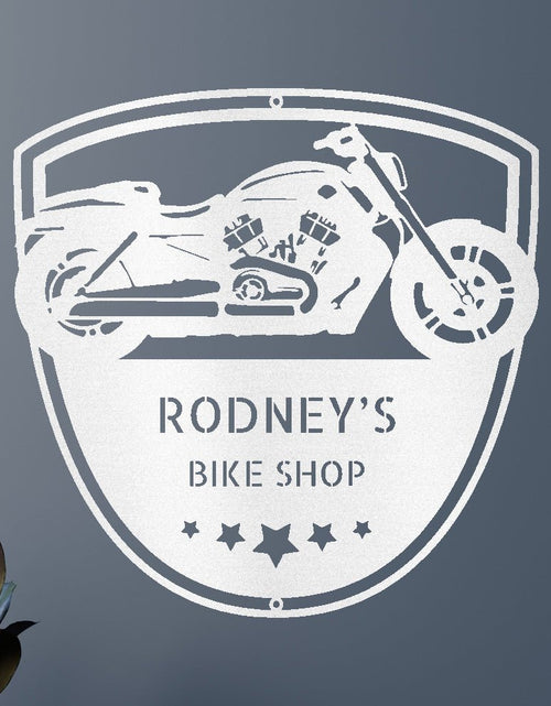 Load image into Gallery viewer, Motorcycle Wall Art - Custom Metal Sign