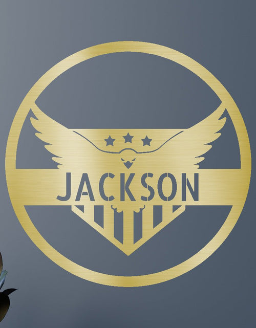 Load image into Gallery viewer, Attacking Eagle Personalized Gifts - Custom Metal Sign