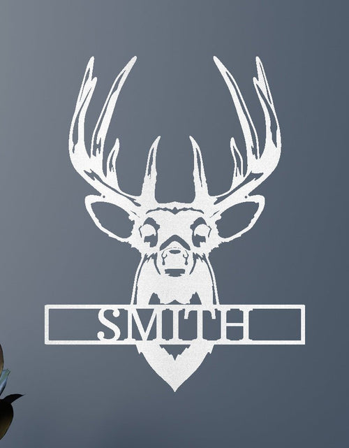 Load image into Gallery viewer, Buck Mount Deer Personalized Gifts - Custom Metal Sign