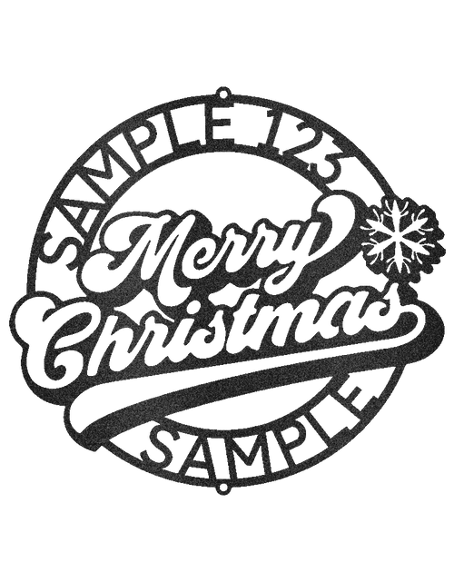 Load image into Gallery viewer, Christmas Ring Personalized Gifts - Custom Metal Sign