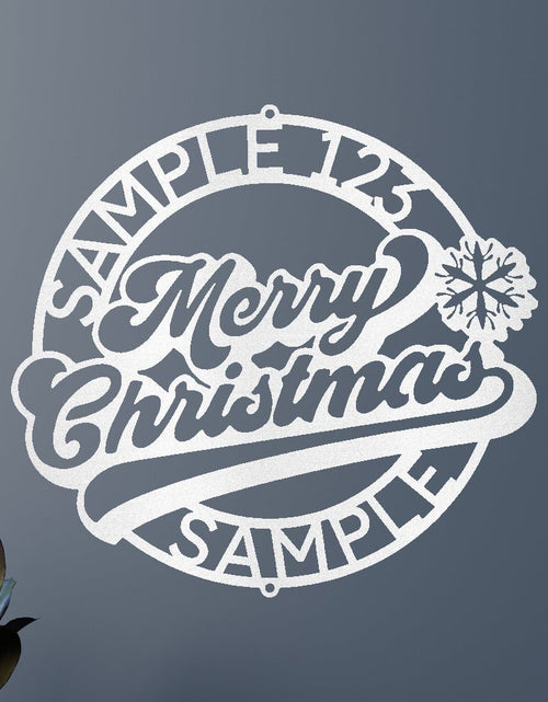Load image into Gallery viewer, Christmas Ring Personalized Gifts - Custom Metal Sign