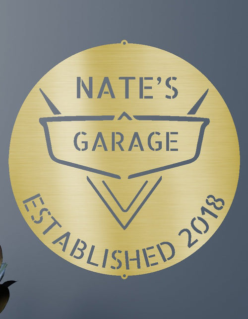 Load image into Gallery viewer, Classic Car Garage Personalized Gifts - Custom Metal Sign