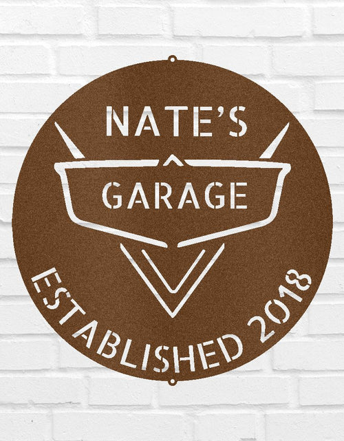 Load image into Gallery viewer, Classic Car Garage Personalized Gifts - Custom Metal Sign
