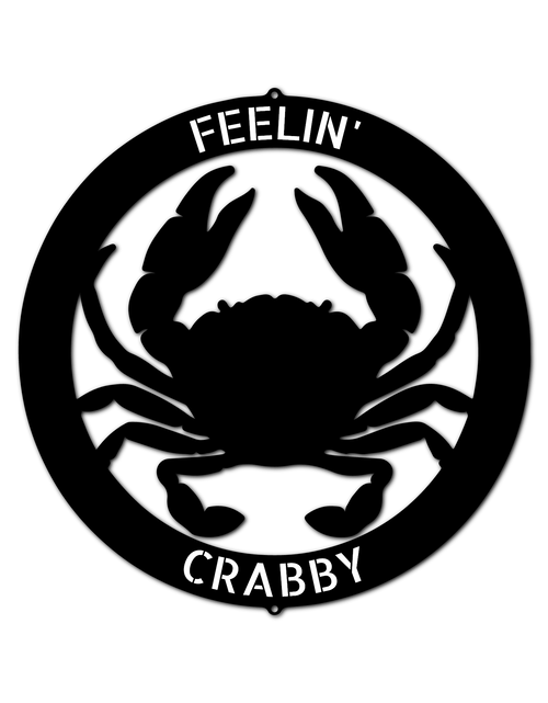 Load image into Gallery viewer, Crab Ring Personalized Gifts - Custom Metal Sign