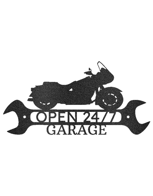 Load image into Gallery viewer, Cruiser Garage Shop Personalized Gifts - Custom Metal Sign