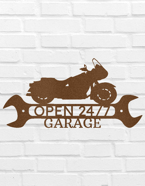 Load image into Gallery viewer, Cruiser Garage Shop Personalized Gifts - Custom Metal Sign