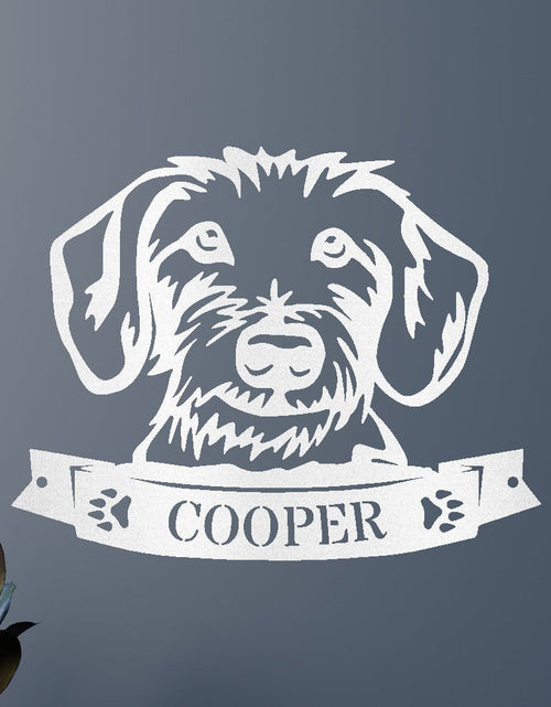 Load image into Gallery viewer, Dachshund Face Personalized Gifts - Custom Metal Sign
