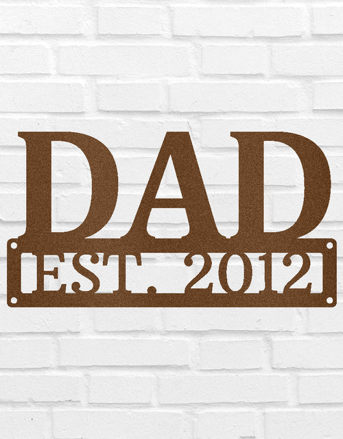 Load image into Gallery viewer, Dad Personalized Gifts - Custom Metal Sign