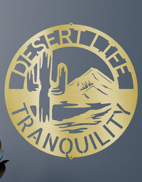 Load image into Gallery viewer, Desert Life Personalized Gifts - Custom Metal Sign