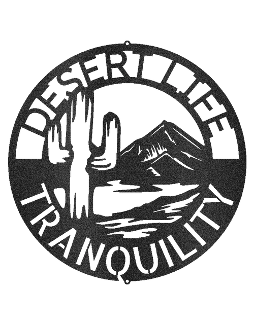 Load image into Gallery viewer, Desert Life Personalized Gifts - Custom Metal Sign