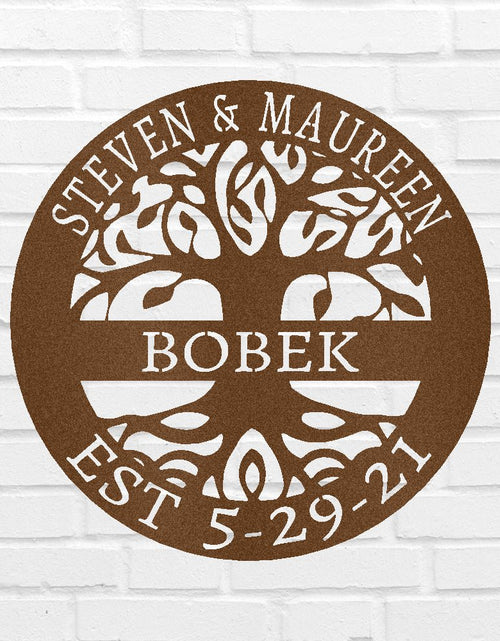 Load image into Gallery viewer, Elaborate Tree Of Life Sign - Custom Metal Sign