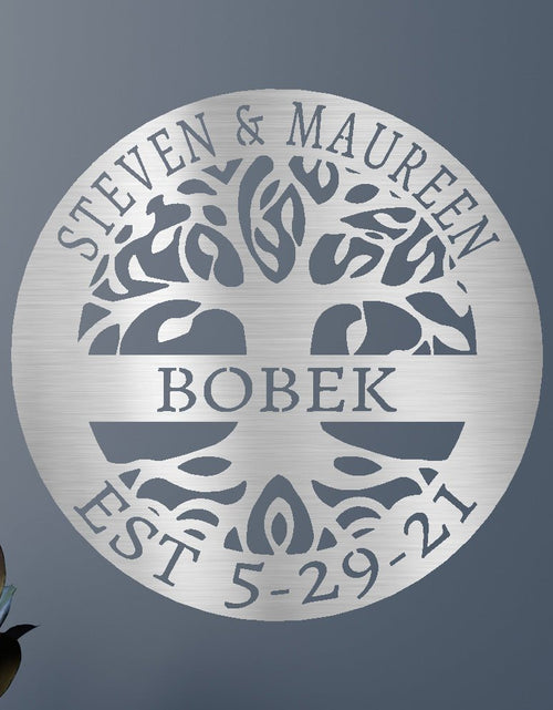 Load image into Gallery viewer, Elaborate Tree Of Life Sign - Custom Metal Sign