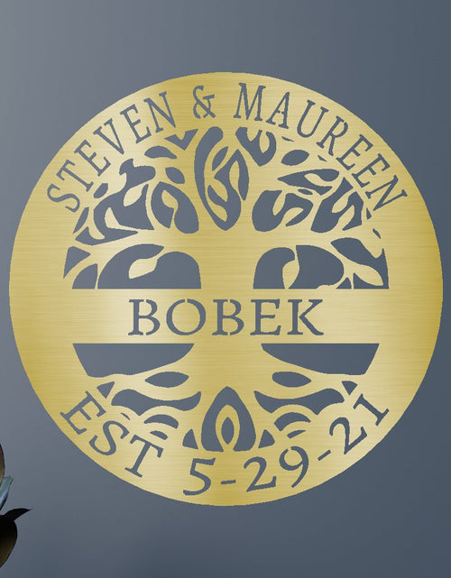 Load image into Gallery viewer, Elaborate Tree Of Life Sign - Custom Metal Sign