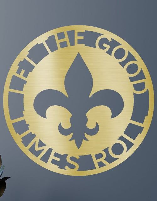 Load image into Gallery viewer, Fleur De Lis Ring Personalized Gifts - Custom Metal Sign