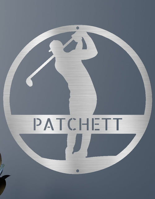 Load image into Gallery viewer, Golfer Personalized Gifts - Custom Metal Sign