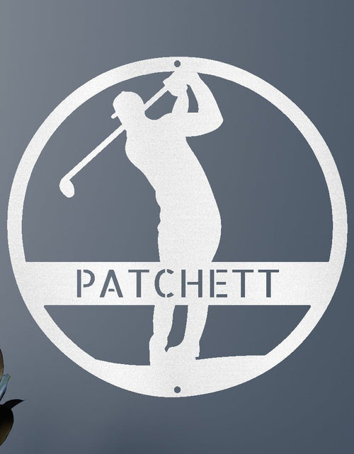 Load image into Gallery viewer, Golfer Personalized Gifts - Custom Metal Sign