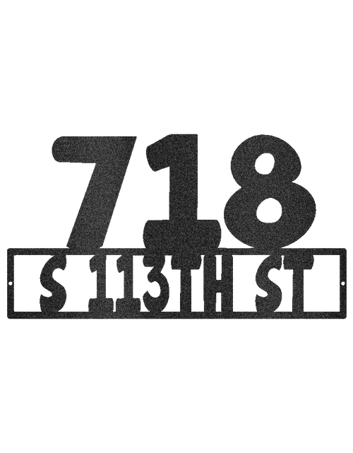 Load image into Gallery viewer, Home Address Personalized Gifts - Custom Metal Sign