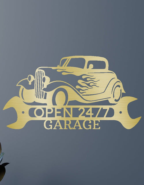 Load image into Gallery viewer, Home Sign - Custom Metal Sign, Gift For Him, Christmas Gifts For Dad