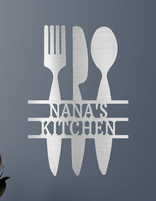 Load image into Gallery viewer, Kitchen Utensil Personalized Gifts - Custom Metal Sign