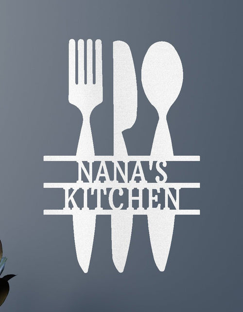 Load image into Gallery viewer, Kitchen Utensil Personalized Gifts - Custom Metal Sign