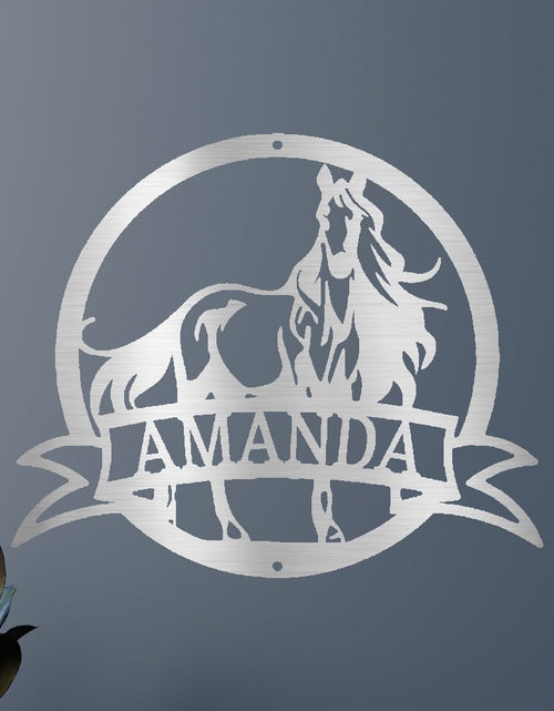 Load image into Gallery viewer, Majestic Horse Personalized Gifts - Custom Metal Sign