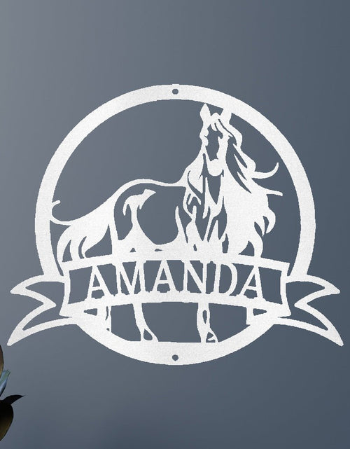 Load image into Gallery viewer, Majestic Horse Personalized Gifts - Custom Metal Sign